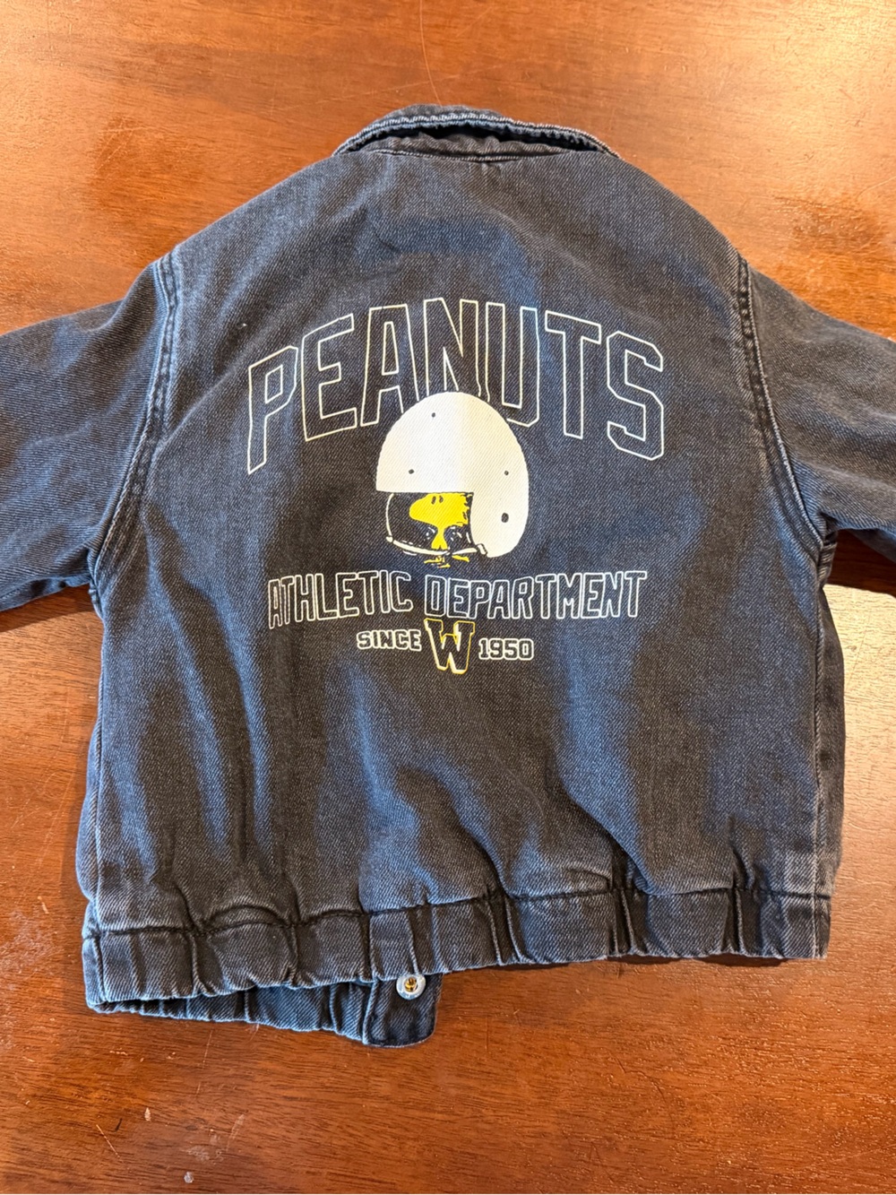 Zara x Peanuts Hooded Denim Jacket – Baby 9-12M
